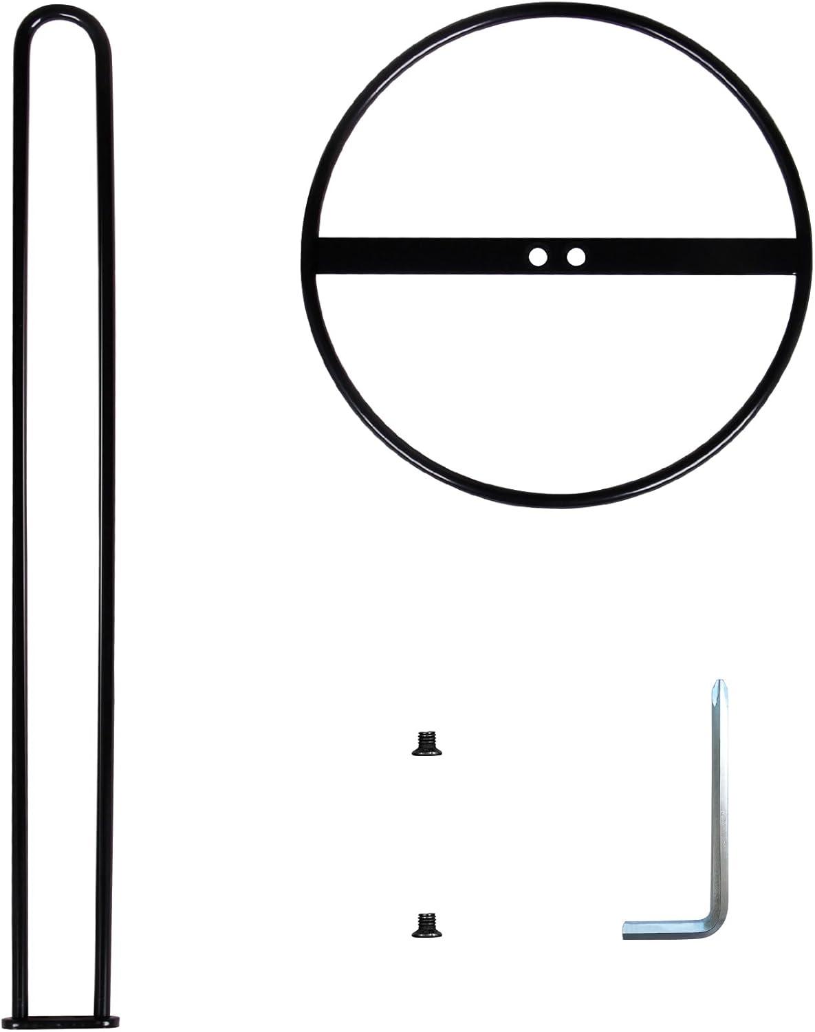 Toilet Paper Holder Stand, OBODING, Black Freestanding Toilet Paper Holder for Storing 3 Rolls of Toilet Papers (Black)