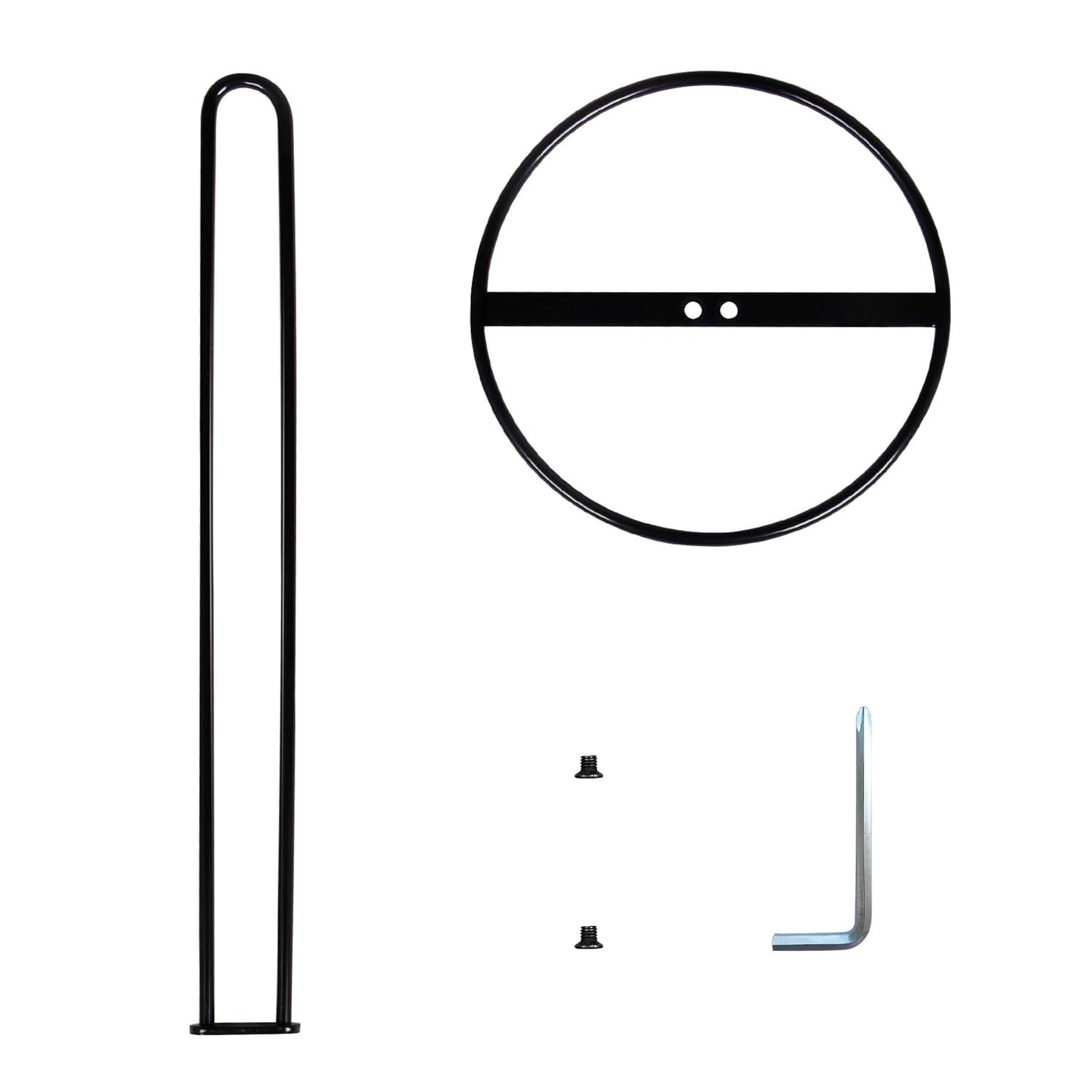 Toilet Paper Holder Stand, OBODING, Black Freestanding Toilet Paper Holder for Storing 3 Rolls of Toilet Papers (Black)