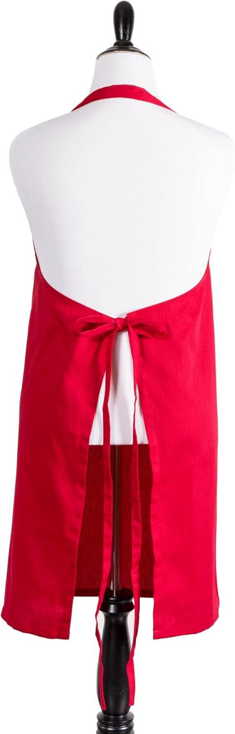Design Imports  Chino Chef Apron Tango Red