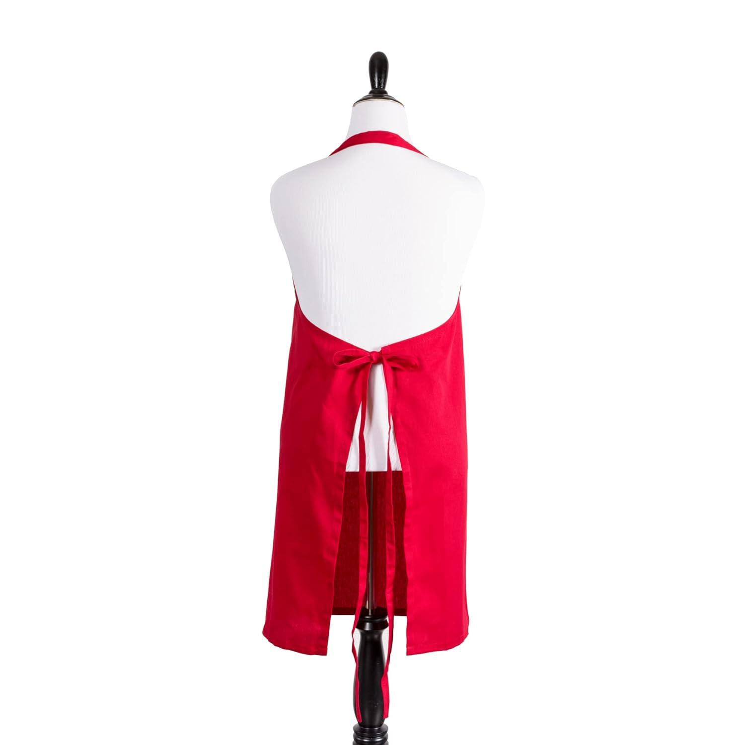 Design Imports  Chino Chef Apron Tango Red