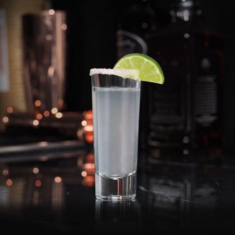 Tall Shot Glasses - 2oz - Crystal Clear Glasses - Set of 12