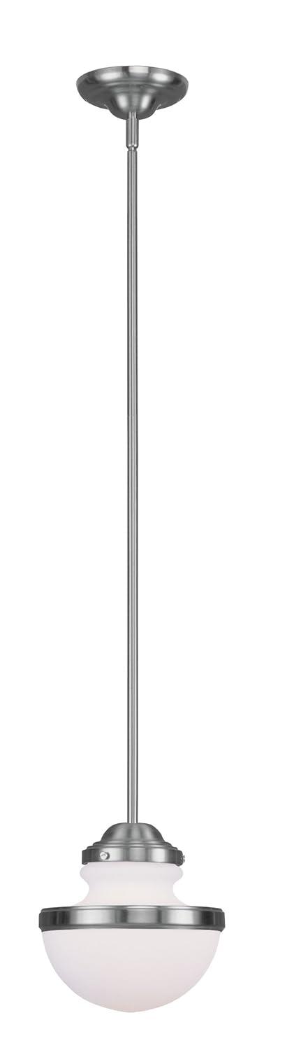 Livex Lighting 5724 Oldwick 8" Wide Mini Pendant - Nickel