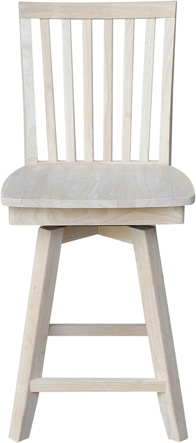 International Concepts Mission Counter Stool, 24", Ready to Finish