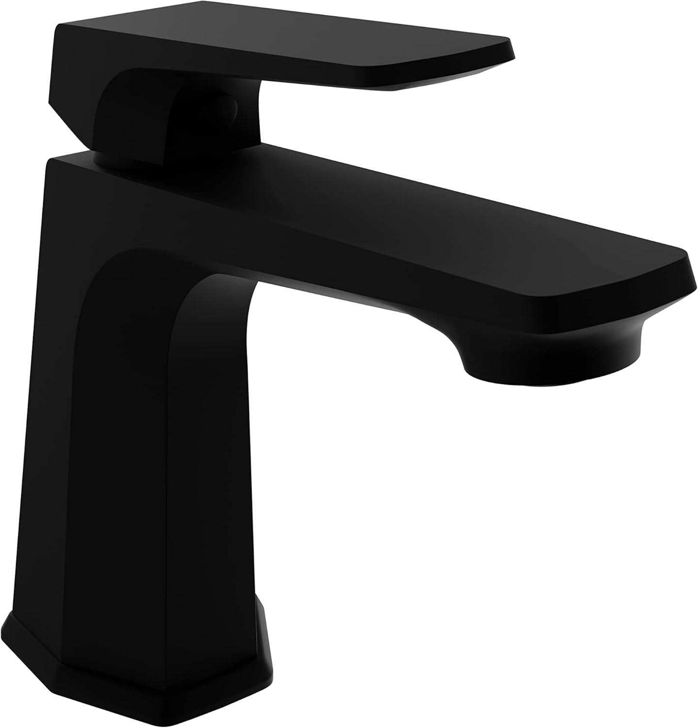 Single-Hole Single-handle Bathroom Faucet with Drain Assembly