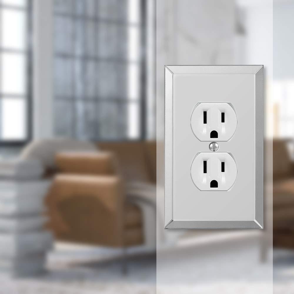 Amerelle No Subject 1 - Gang Duplex Outlet Standard Wall Plate