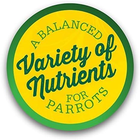 Wild Harvest Parrot Advanced Nutrition Diet Dry Bird Food, 8 lbs