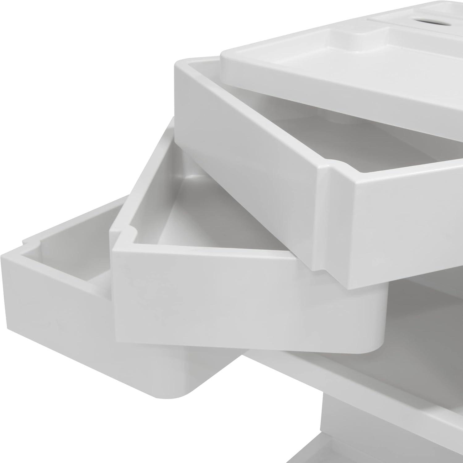 Studio Designs Kubx Pro Mobile Storage Cart - White