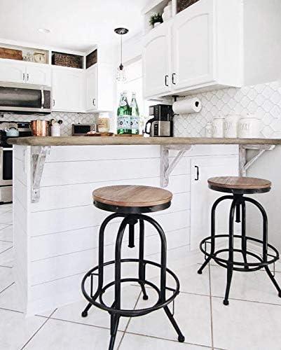 Signature Design by Ashley Set of 2 Valebeck Swivel Counter Height Barstools Bark: Round, Two-Tone, Metal Legs