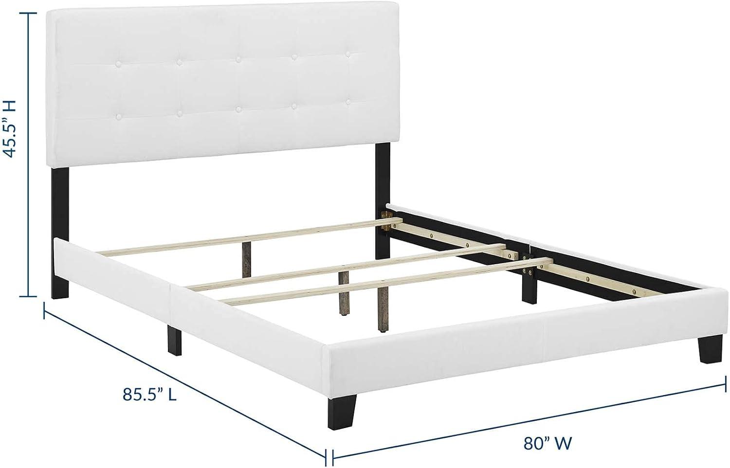 Modway Amira King Upholstered Fabric Bed