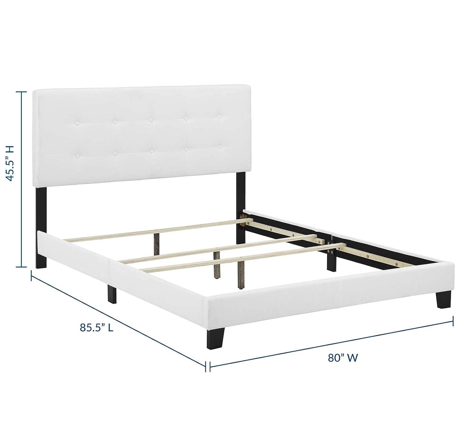 Modway Amira King Upholstered Fabric Bed