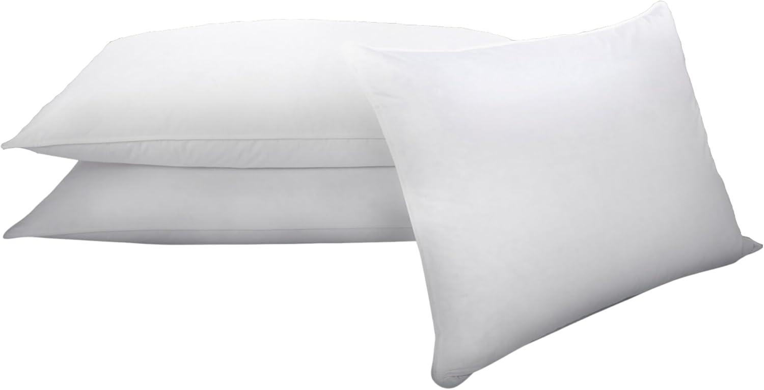 MGM Down Alternative Pillow - Luxury Hotel Bedding - Medium Firm Comfort - King