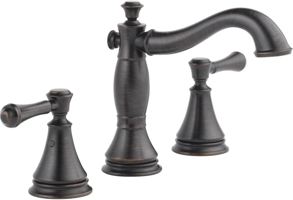 Cassidy Widespread Bathroom Faucet 3 Hole, 2-handle Bathroom Sink Faucet with Drain Assembly