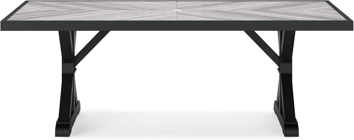 Ashley Furniture Beachcroft Black & Gray Outdoor Dining Table