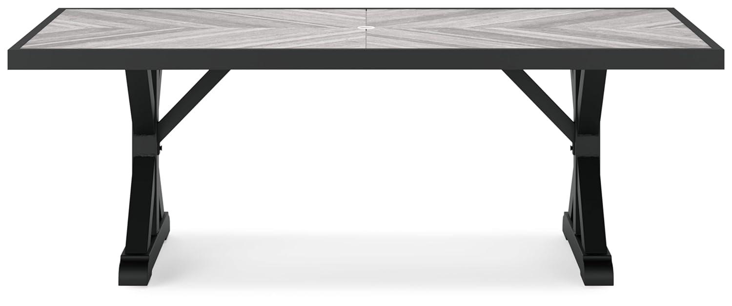 Signature Design by Ashley Beachcroft Black & Gray Outdoor Dining Table
