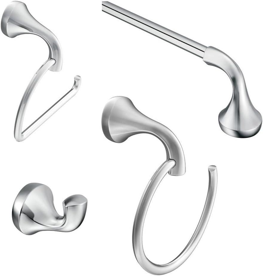 Eva 4 Piece Bathroom Hardware Set