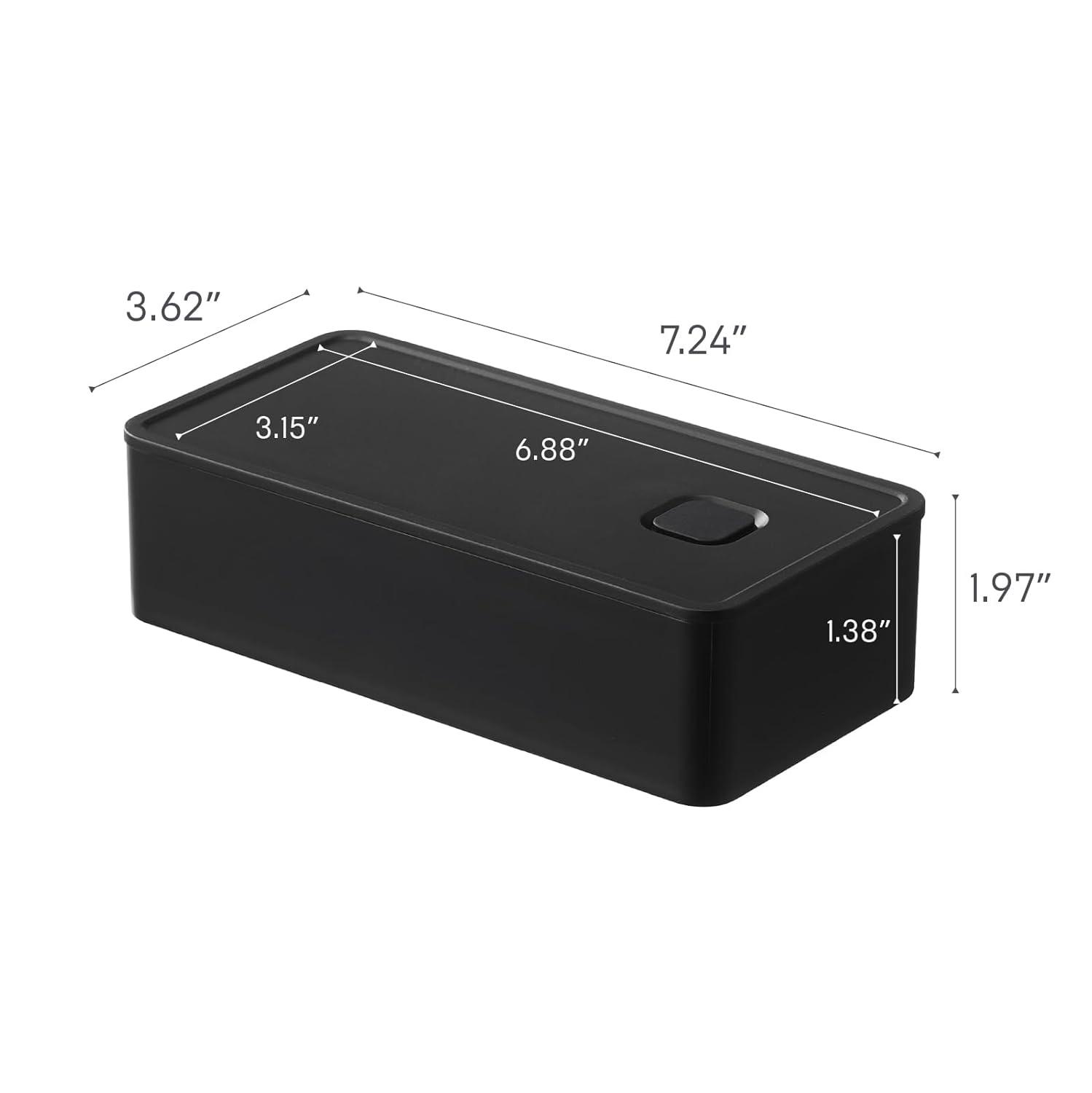 Yamazaki Home Yamazaki Home Vacuum-Sealing Bento Box - Two Sizes, Polypropylene, Rectangle, 500Ml