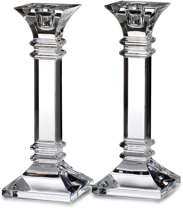 Treviso 2 Piece Crystal Tabletop Candlestick Set (Set of 2)