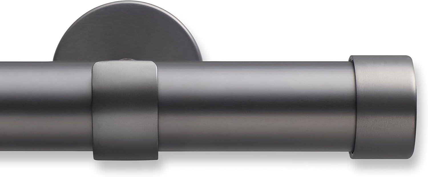 MODE Cambria Designer Series Premium 1-1/8 in Larger Dia. Non-Adjustable Curtain Rod and Designer Brackets