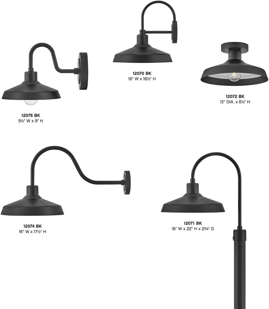 Hinkley Lighting - Outdoor - Forge - 1 Light Medium Outdoor Wall Lantern in