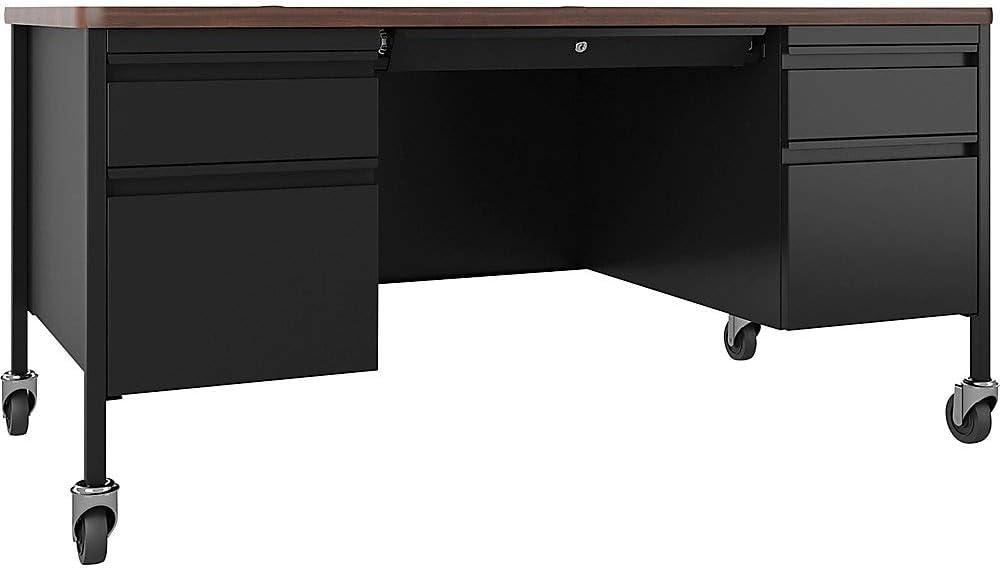 Fortress Steel Rectangular Teacher Desk