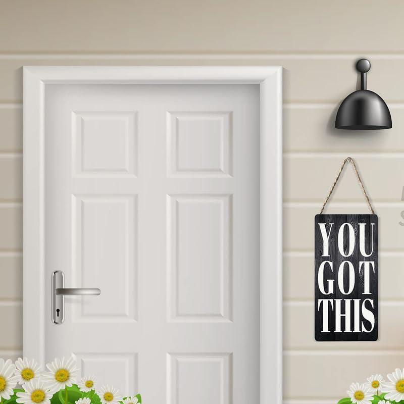 Wood Door Sign Aloha - Acronym - Hawaiian Sign Hanging Printed Wooden Plaque Decor, Wall Art Decor Home Office Door Decoration 6X12 Inch C23