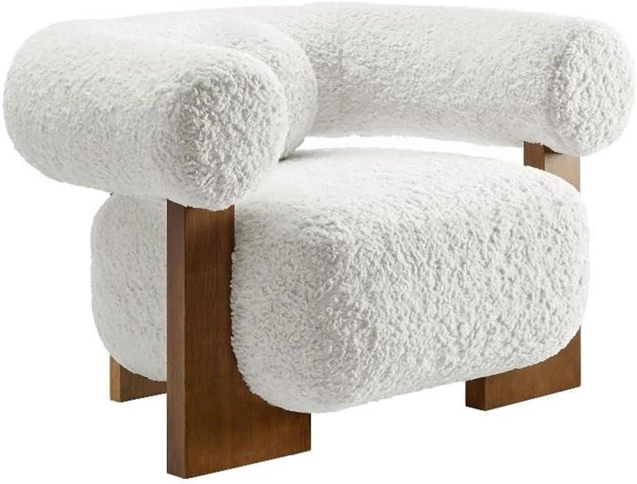 Modway Jace Faux Fur Fabric Accent Chair