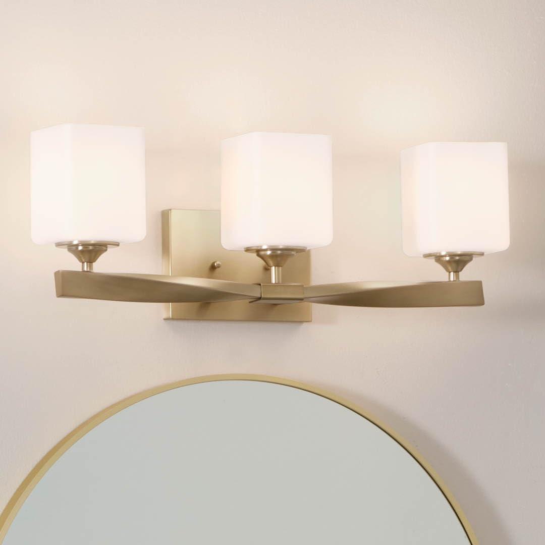 Kichler Lighting Marette 3 - Light Vanity in  Champagne Bronze