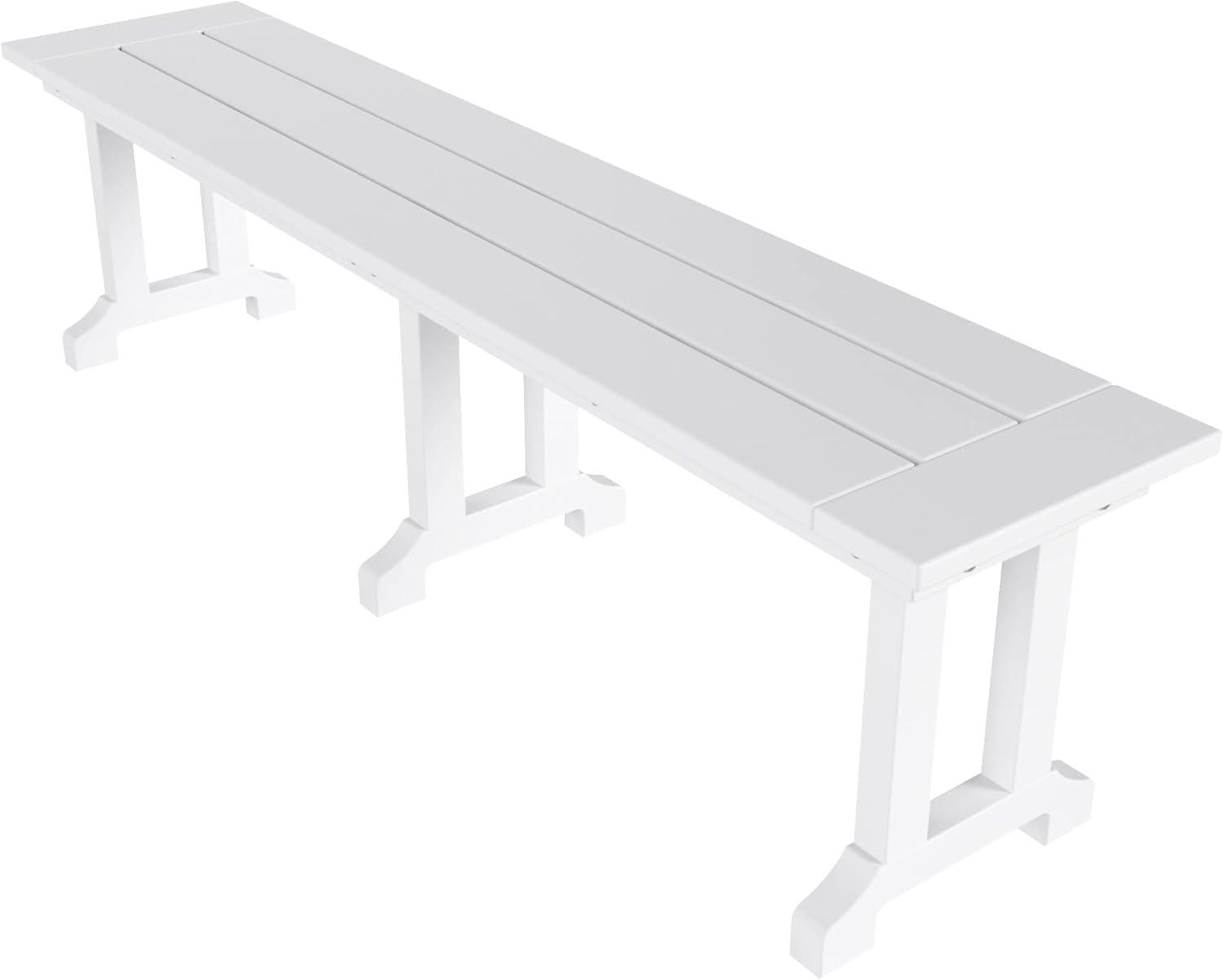 WestinTrends  Outdoor Patio Dining Bench, Sand
