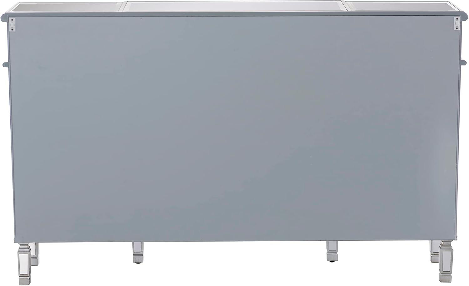 Powell Company Mirrored 4-Door 3-Drawer Console