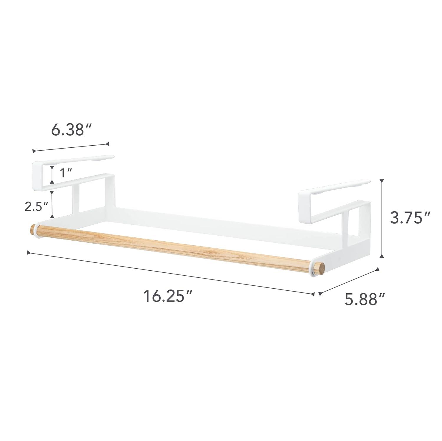 Yamazaki Home Yamazaki Home Countertop Spice Caddy, Storage and Organizer Rack, Steel, Anti-Slip Rubber Feet