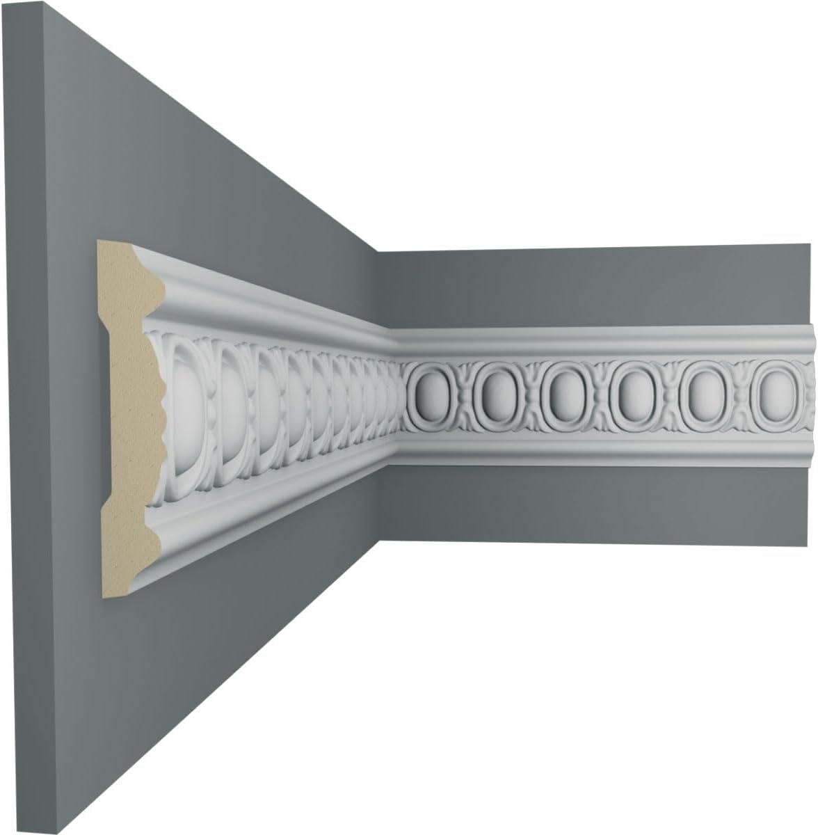 3 1/8"H x 3/4"P x 94 1/2"L Caputo Egg & Dart Panel Moulding