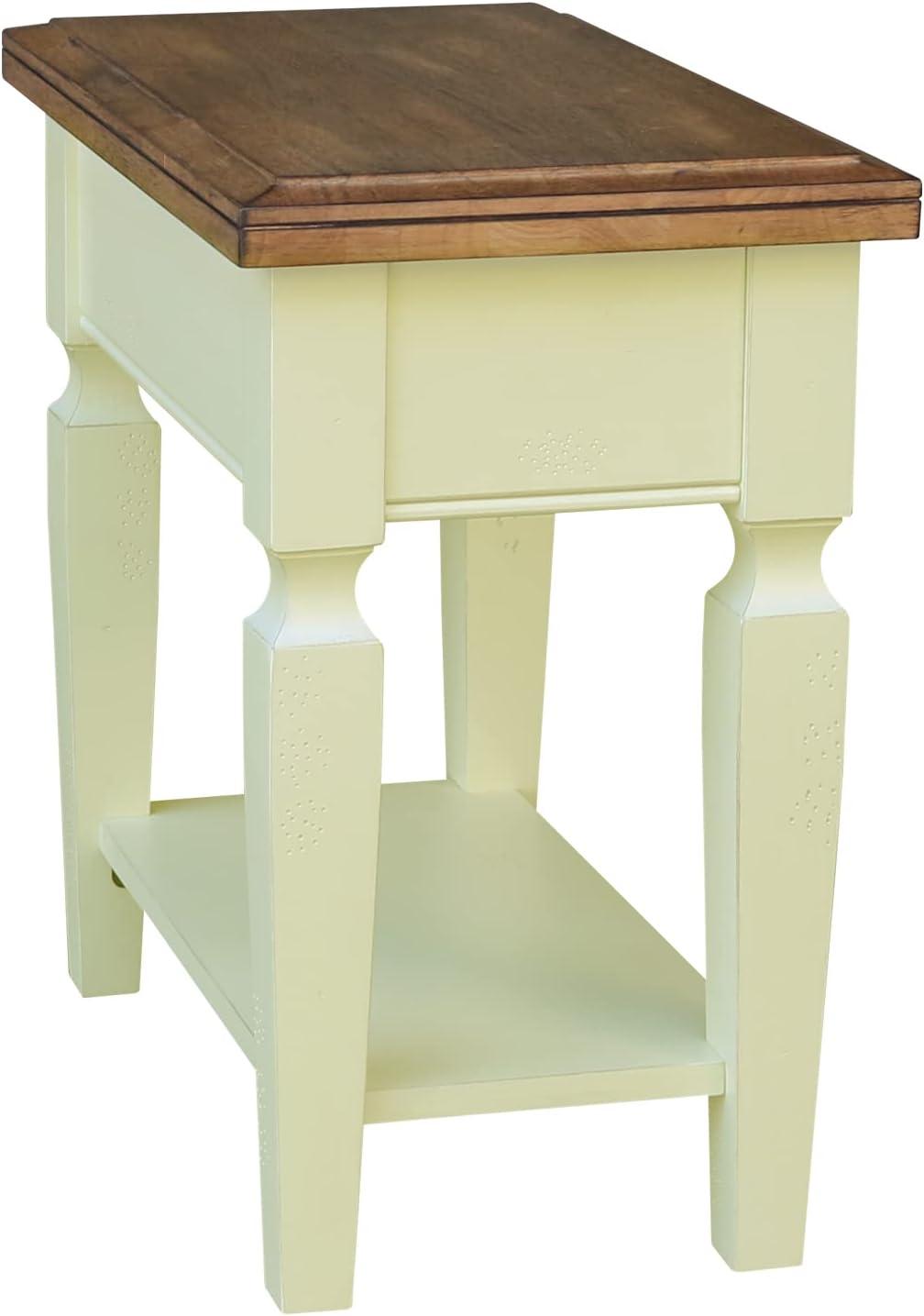 International Concepts Vista Solid Wood Side Table