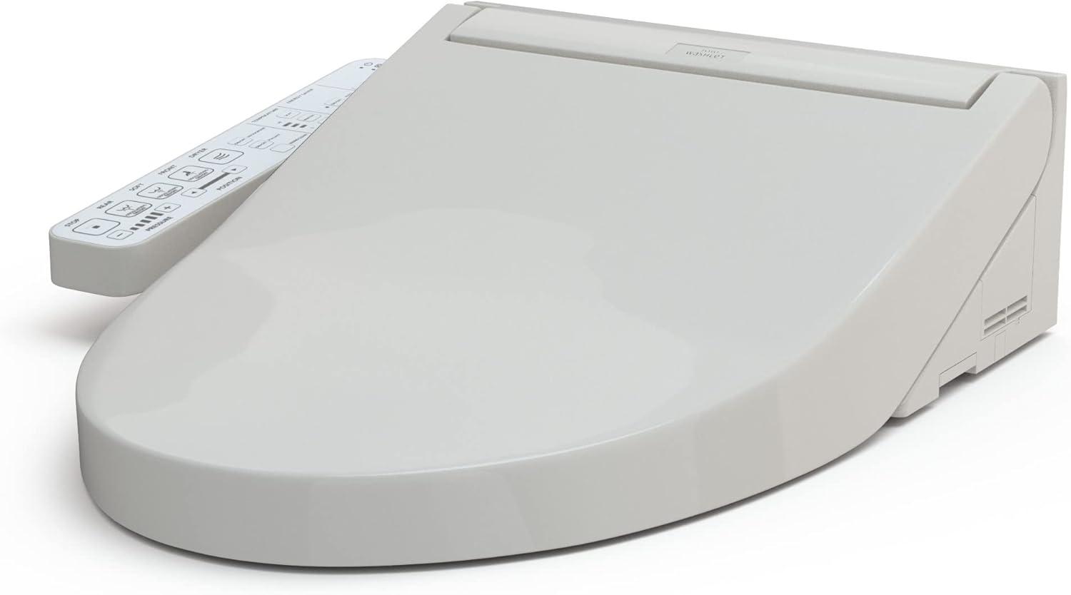 Sedona Beige Modern Electric Bidet Toilet Seat with Eco-Friendly Features