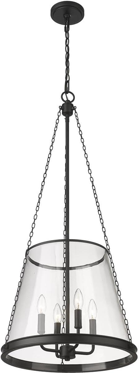 Z-Lite Prescott 4 - Light Pendant in  Matte Black