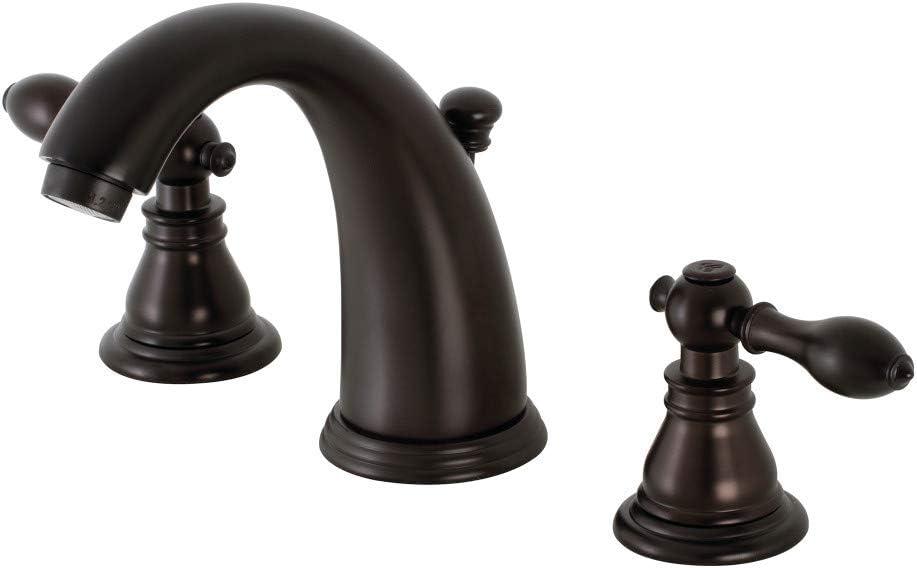 Oil Rubbed Bronze Traditional Widespread Bathroom Faucet