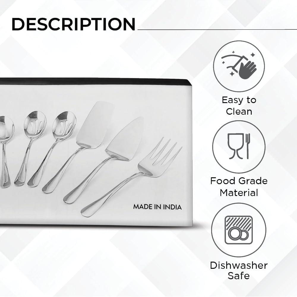 Avador Premium Stainless Steel 8-Piece Hostess Serving Utensil Set