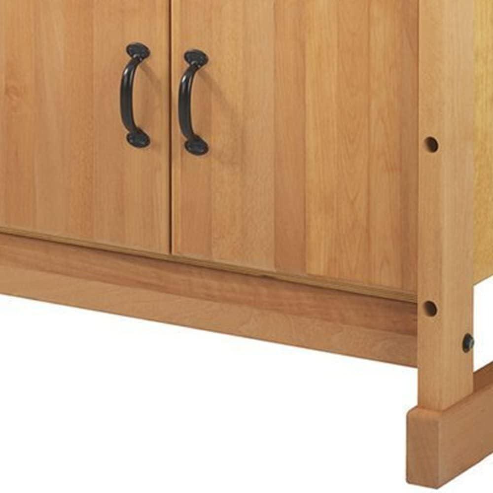 Scandi Plus Beech Wood Workbench with Cabinet Combo