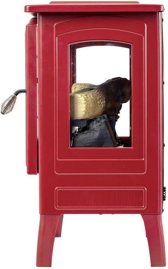 Country Living Smart Infrared Electric Fireplace Stove Heater, Alexa and Google Home Compatible