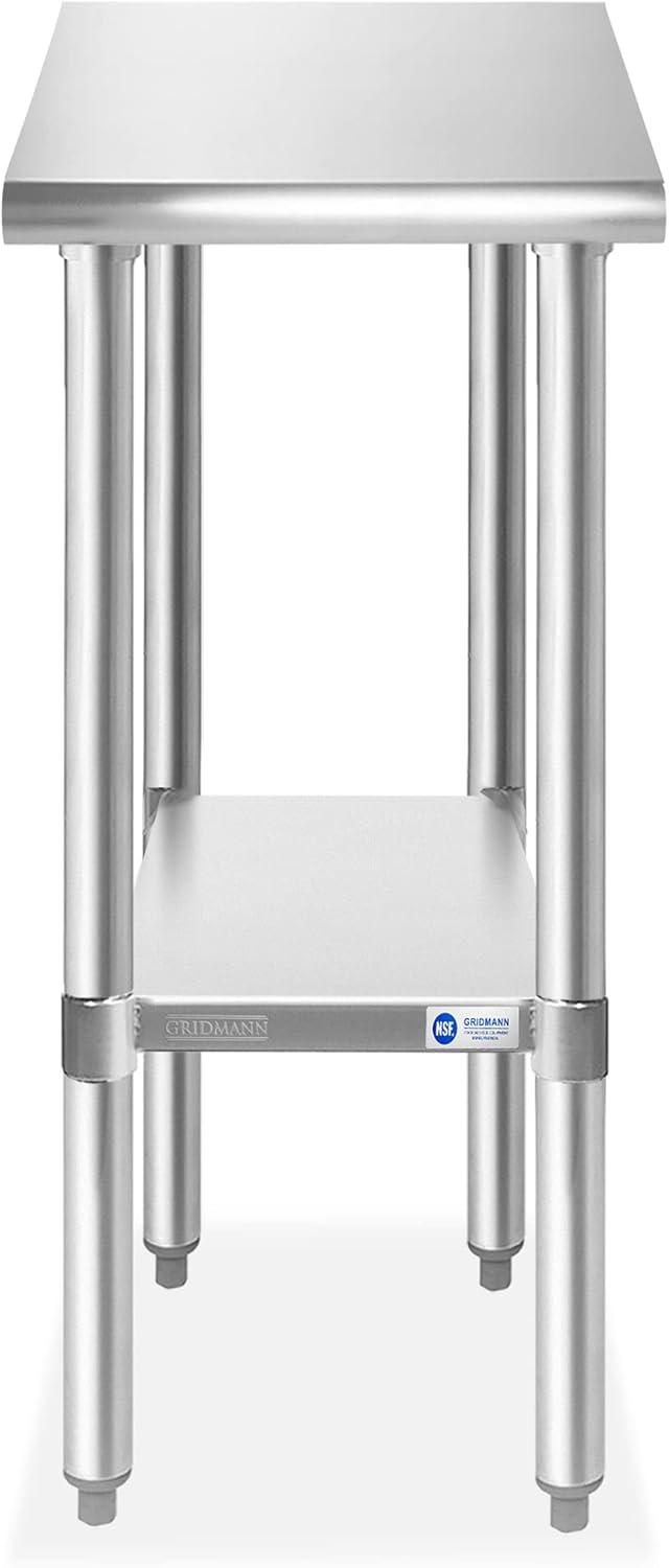 GRIDMANN NSF Stainless Steel Commercial Prep Table By GRIDMANN