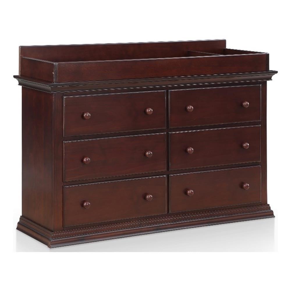 Universal Large Hardwood Fully Assembled 6 Drawer Double Dresser