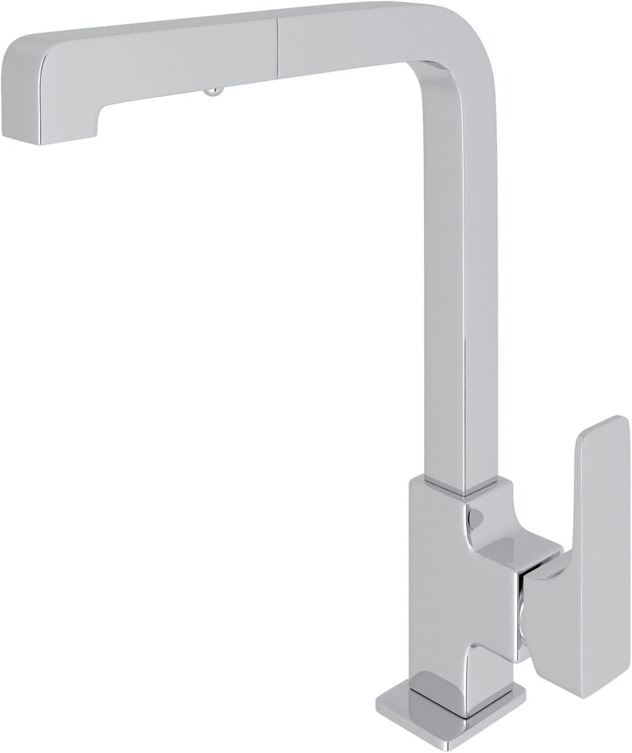 Quartile Pull Down Single Handle Kitchen Faucet with Accessories