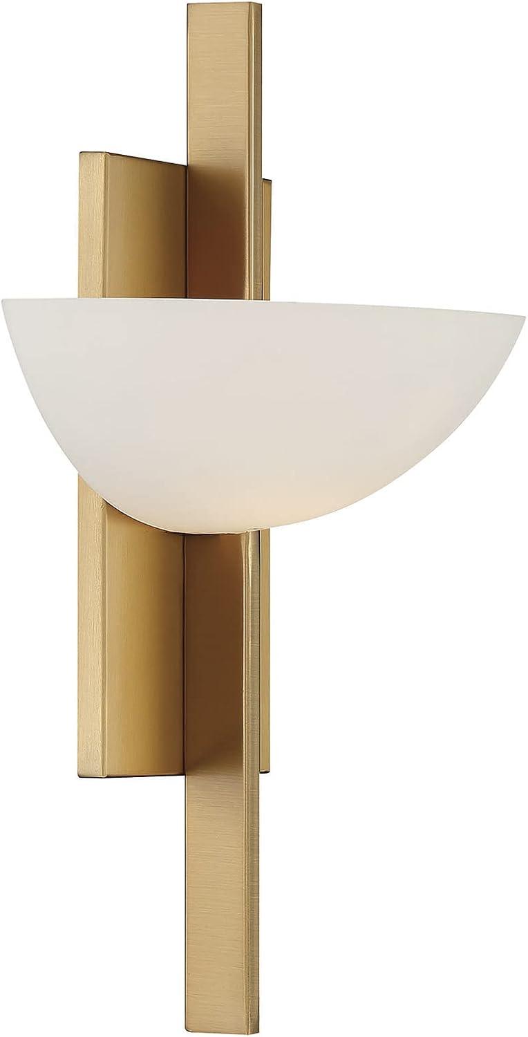 Savoy House Fallon 1 - Light Wall Light in  Warm Brass