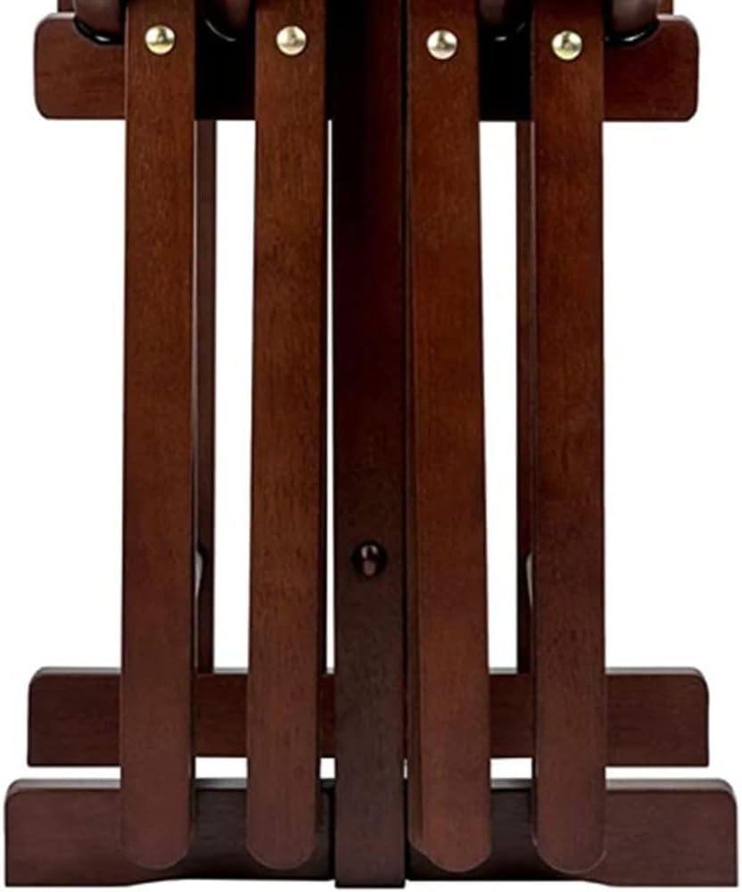 5pc Nathan Snack Table Set In Cappuccino Brown - Winsome