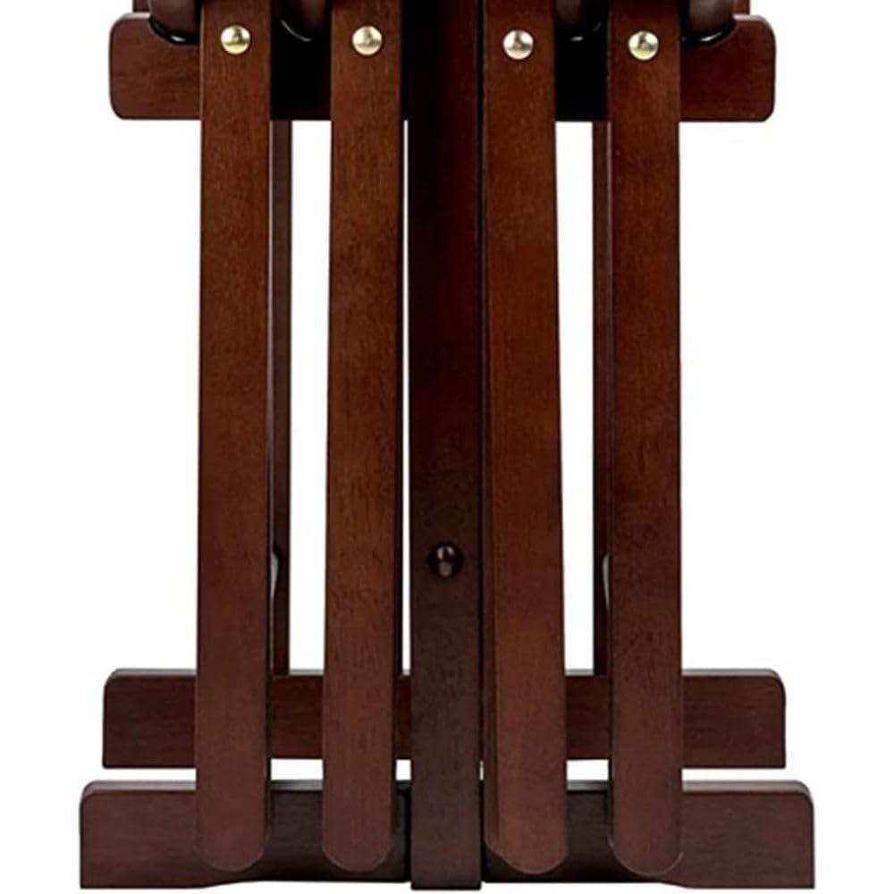 5pc Nathan Snack Table Set In Cappuccino Brown - Winsome
