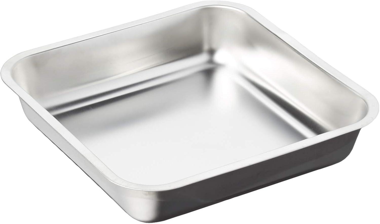 Square Stainless Steel Non-stick Cake Pan, 8 x 8 inches