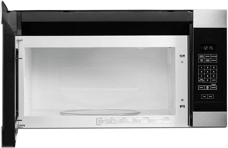 Brand New Amana 1.6 Cu. ft. over the Range Microwave in Stainless Steel