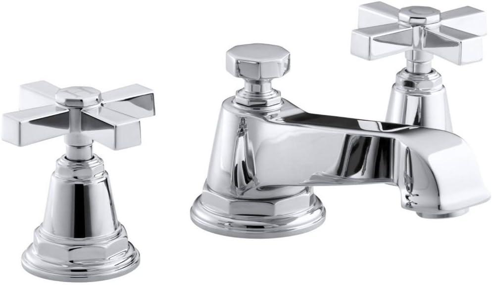 Pinstripe® Pure Widespread Bathroom Sink Faucet with Cross Handles