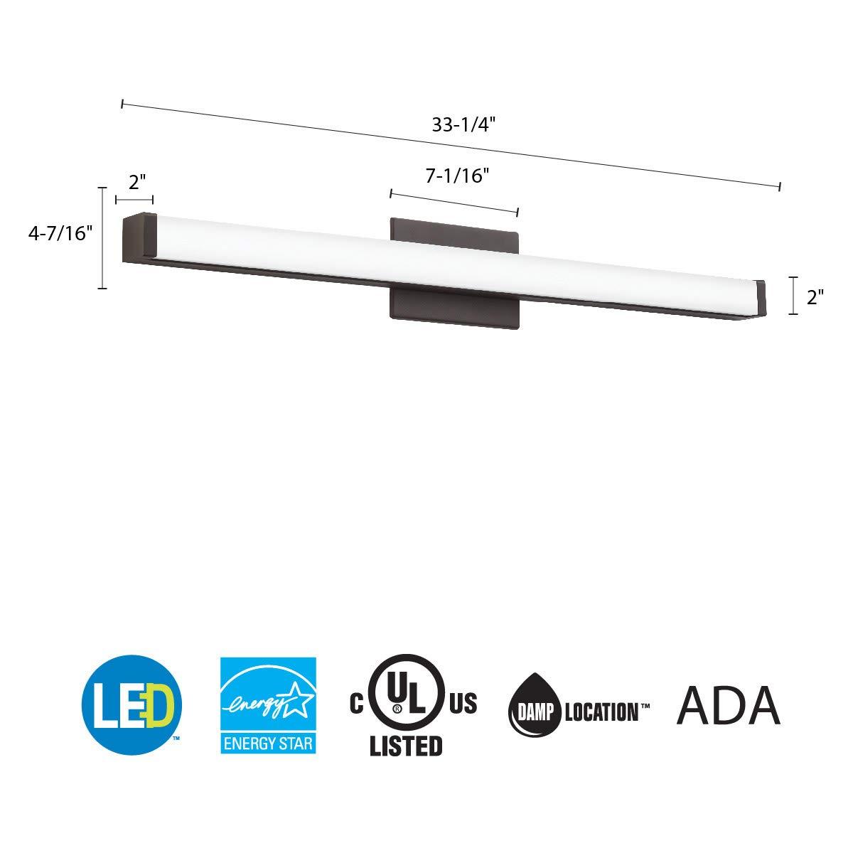 Lithonia Lighting Fmvcsls 36In Mvolt 90Cri M4 Contractor Select Fmvcsls 33" Wide