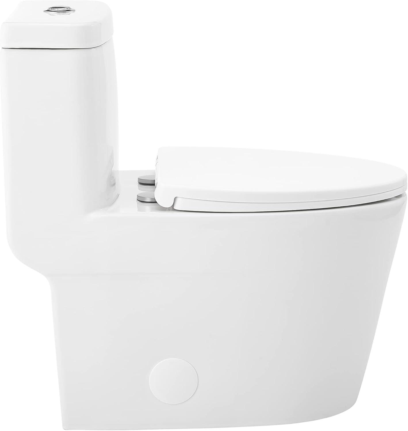 Swiss Madison CT-1T104 Fulton One-Piece Elongated Toilet Dual-Flush 1.1/1.6 Gpf