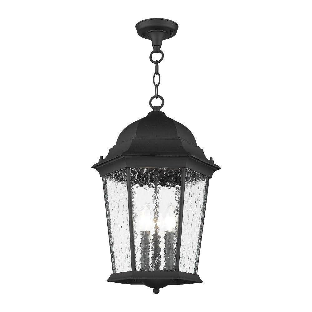 Livex Lighting Hamilton 3 - Light Pendant in  Textured Black